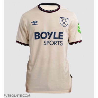 Camiseta West Ham United Max Kilman #3 Visitante Equipación 2025-26 manga corta Camiseta West Ham United Max Kilman #3 Visitante Equipación 2025-26 manga corta